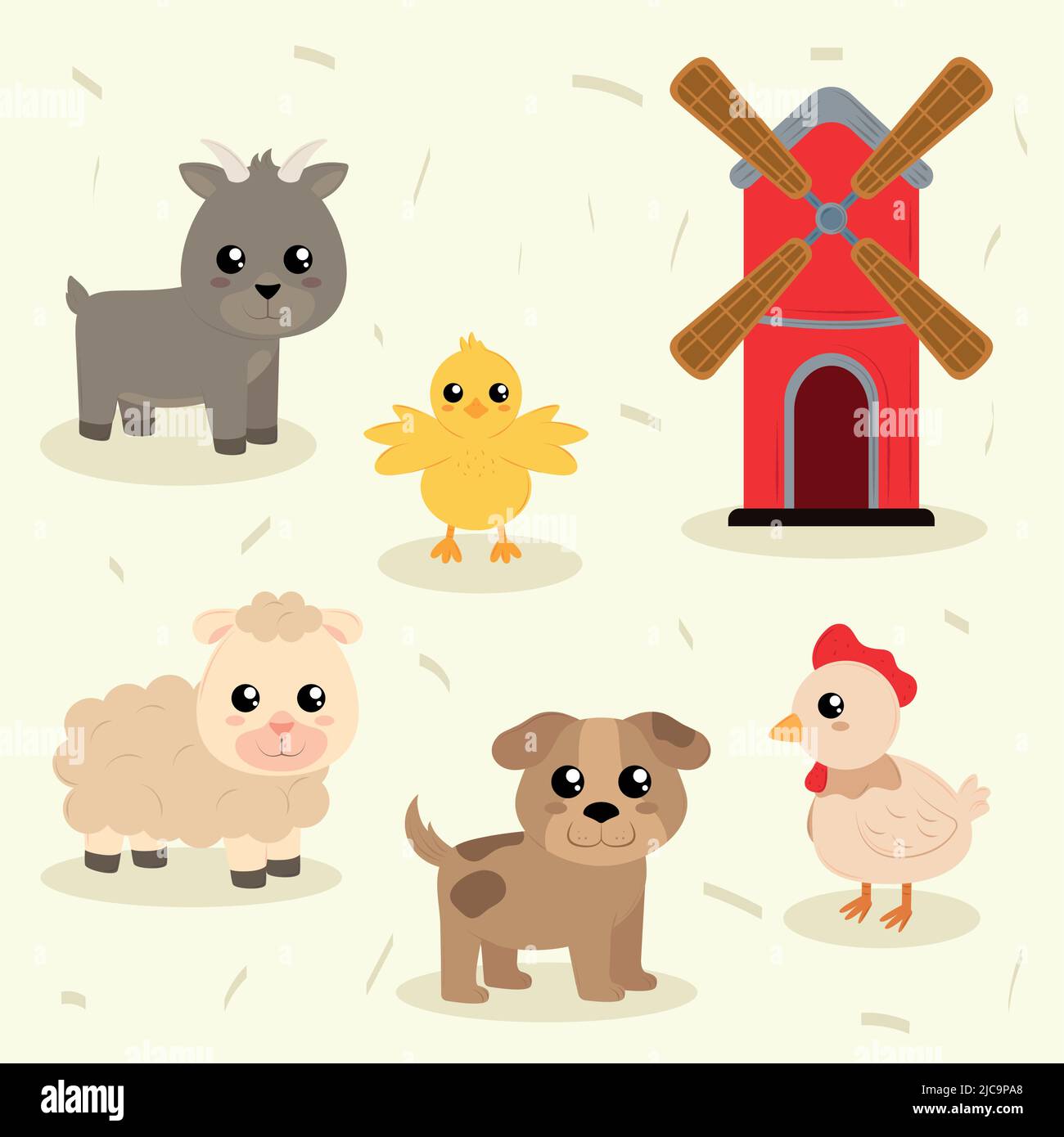 icons farm animals Stock Vector Image & Art - Alamy