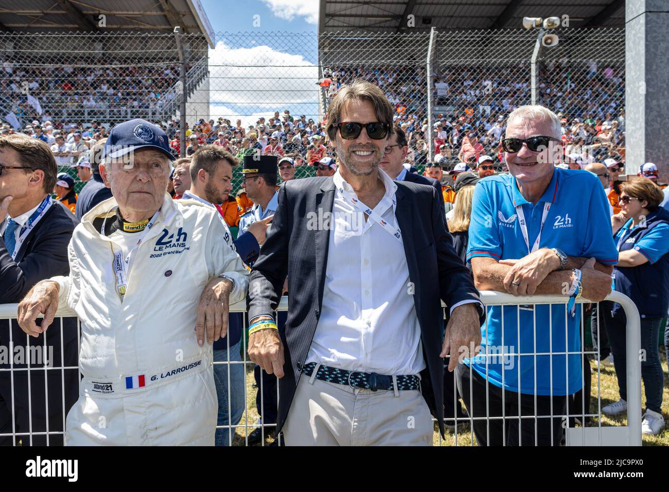 LAROUSSE Gérard RATEL Stephane, during the 2022 24 Hours of Le Mans ...
