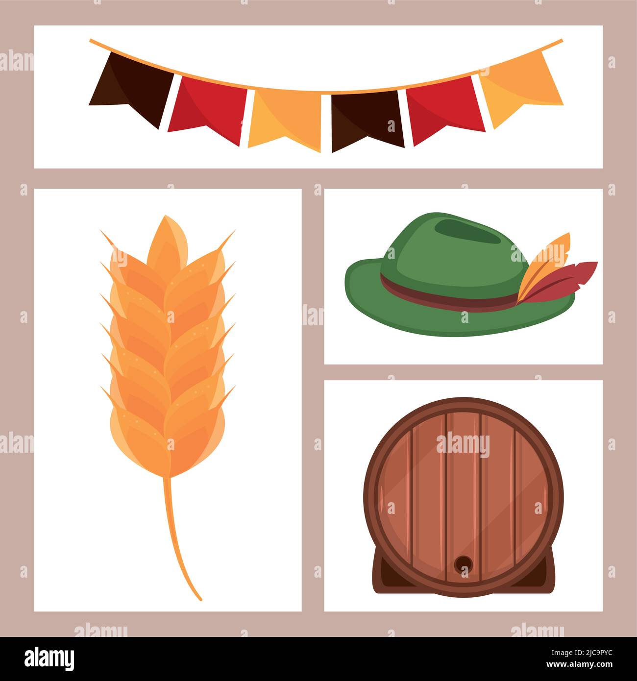 oktoberfest icons collection Stock Vector Image & Art - Alamy