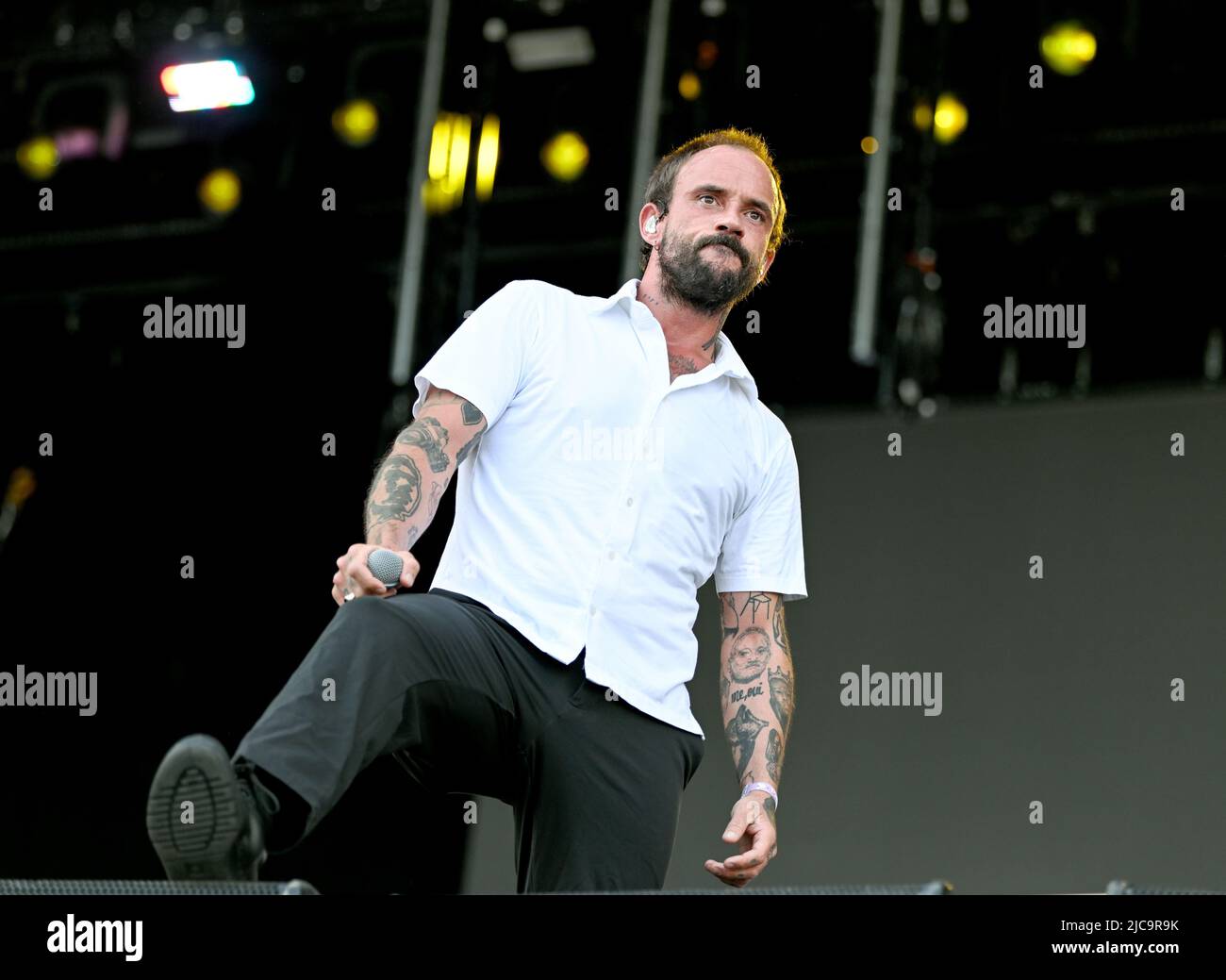 Berlin, Germany. 11th June, 2022. Singer Joe Talbot of the British band