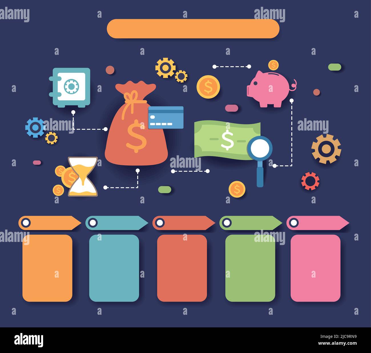 money bank infographic Stock Vector Image & Art - Alamy