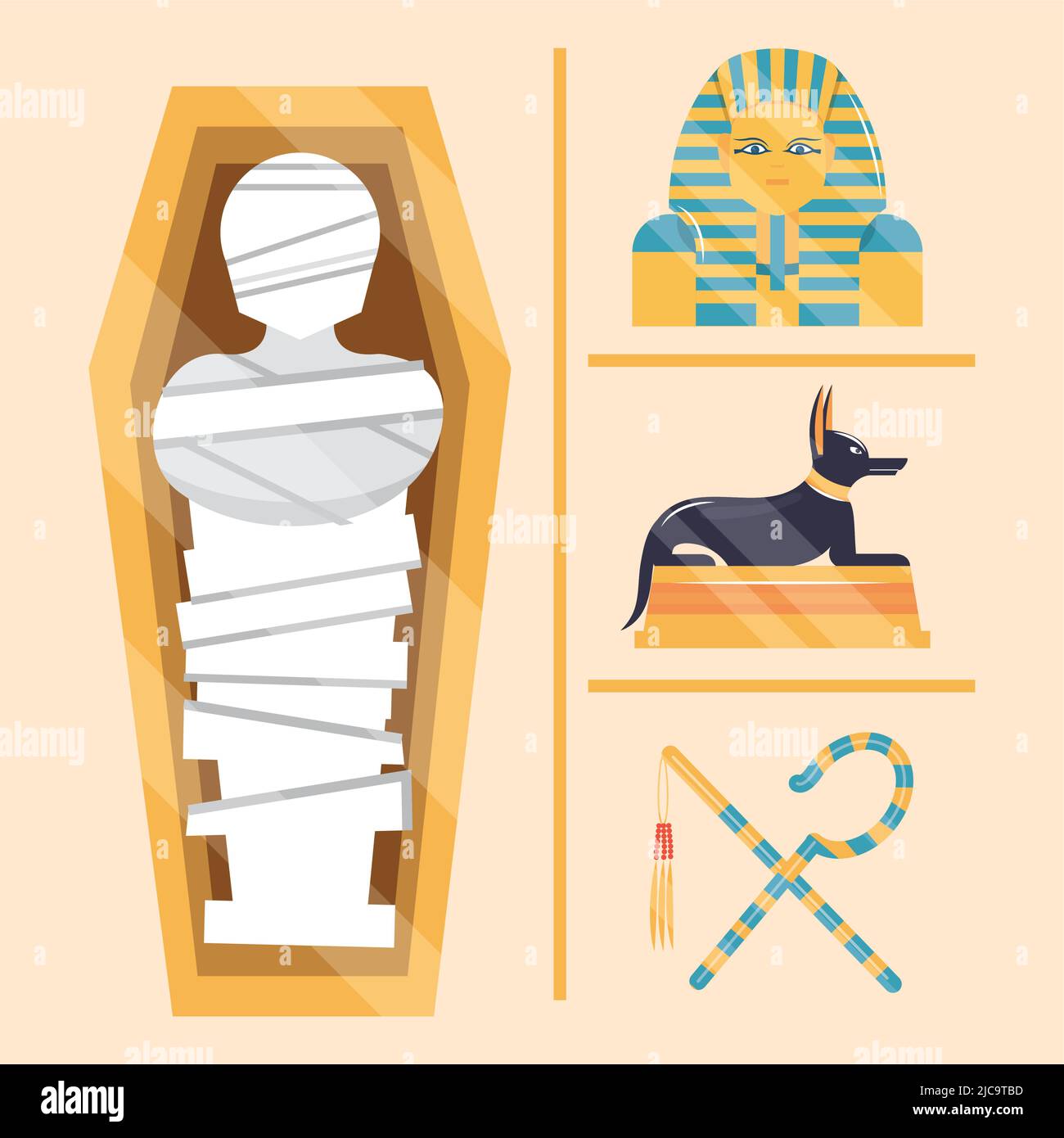 set of antique egypt Stock Vector Image & Art - Alamy