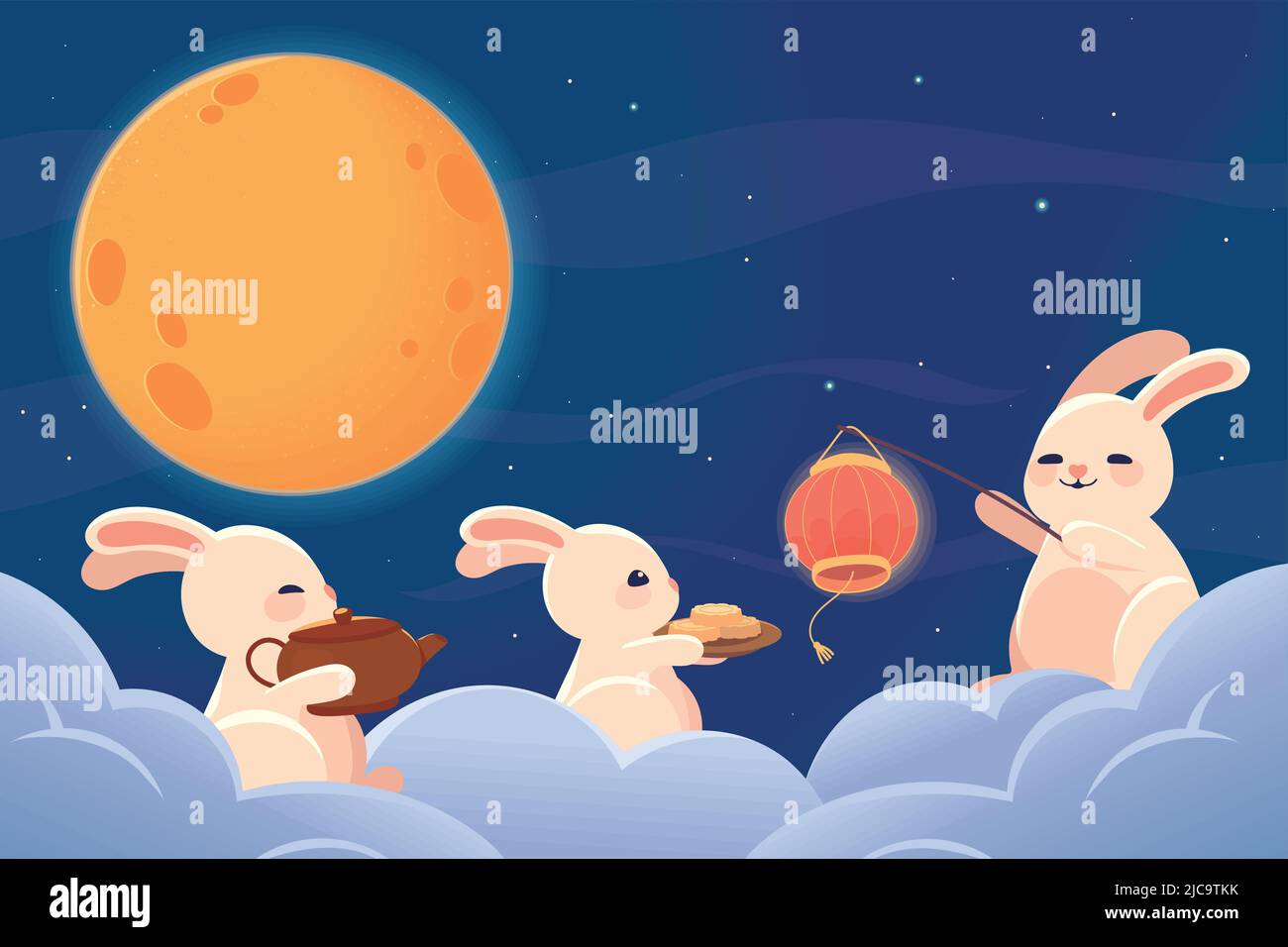 chinese moon festival Stock Vector Image & Art Alamy