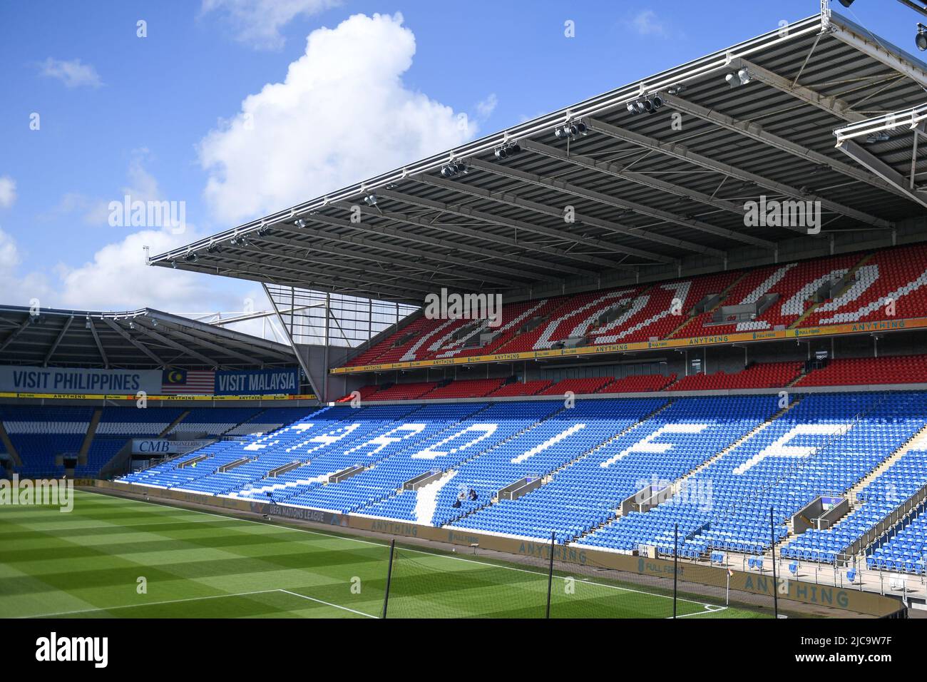 Ninian Stand at the Cardiff City Stadium Stock Photo - Alamy