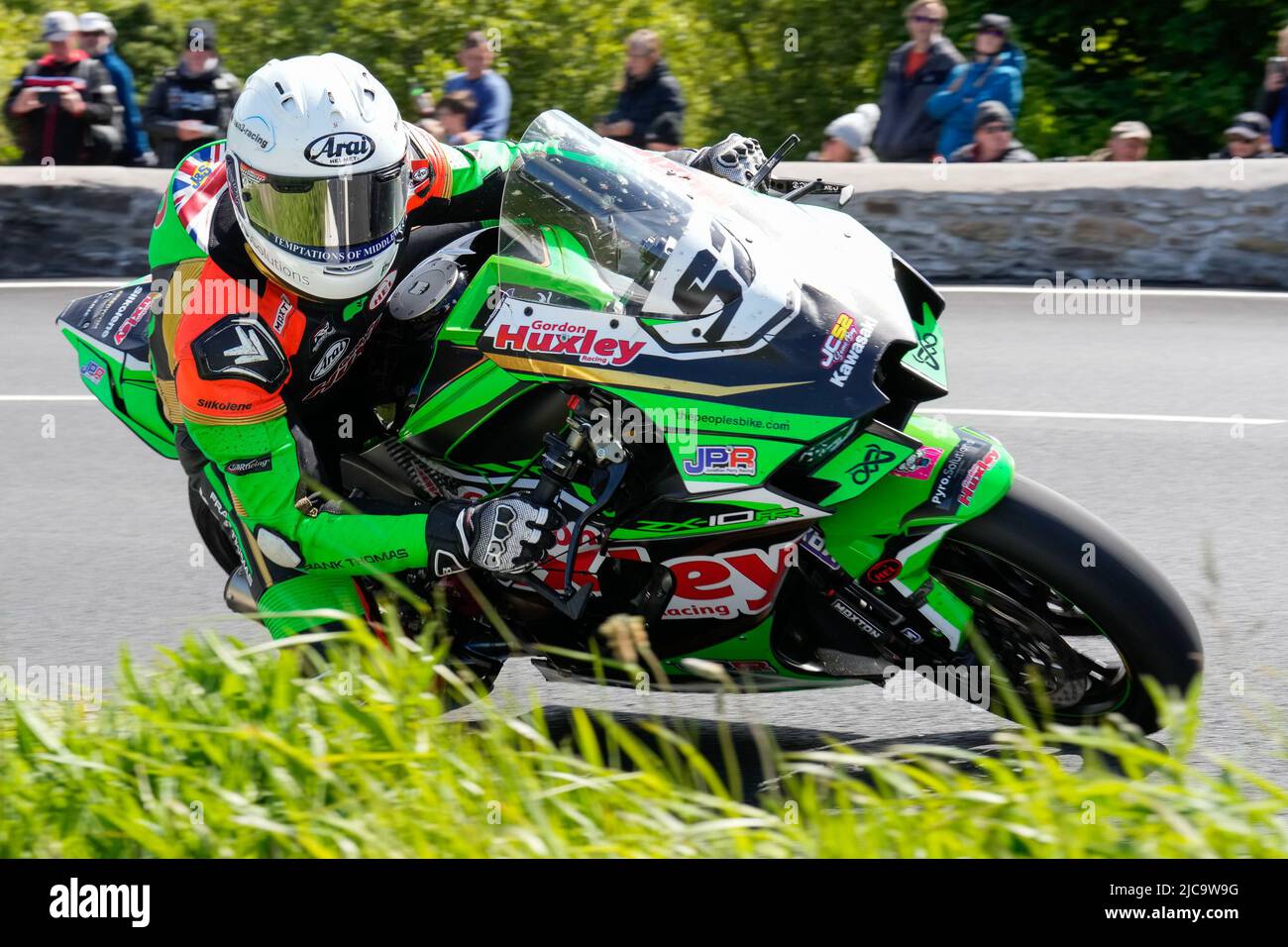Douglas, Isle Of Man. 11th June, 2022. Jonathan Perry during the 2022 Milwaukee Senior TT at the Isle of Man, Douglas, Isle of Man on the 11 June 2022. Photo by David Horn. Credit: PRiME Media Images/Alamy Live News Stock Photo