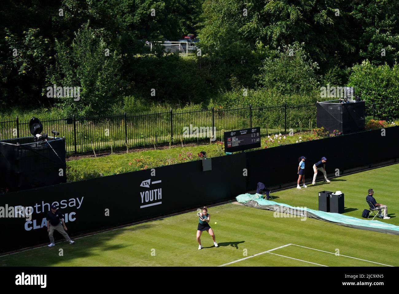 Sarah Beth Gray in action against Maddison Inglis on day one of the Rothesay Classic Birmingham at Edgbaston Priory Club. Picture date: Saturday June 11, 2022. Stock Photo