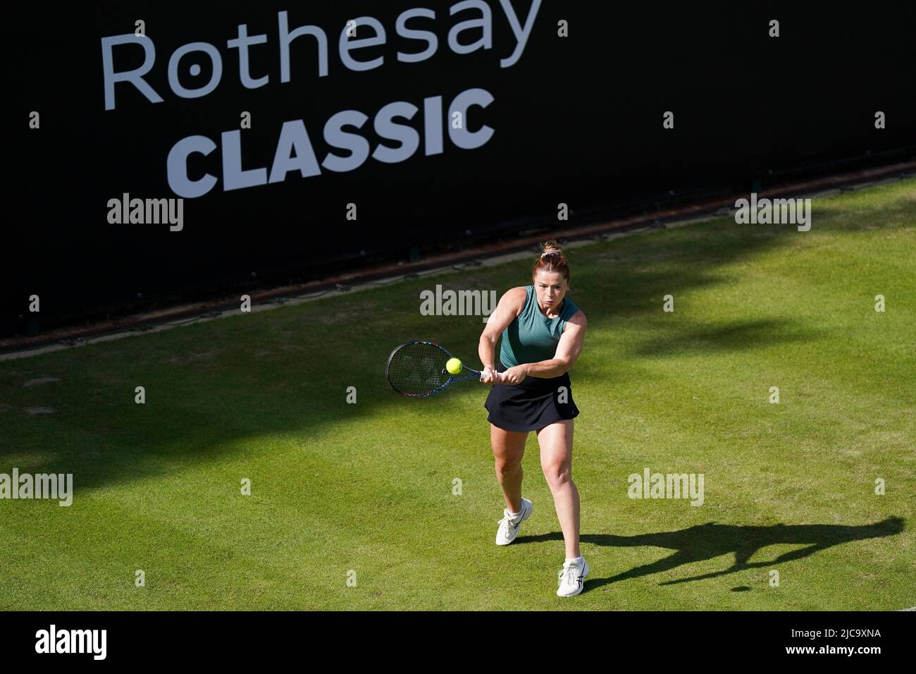 Sarah Beth Gray in action against Maddison Inglis on day one of the Rothesay Classic Birmingham at Edgbaston Priory Club. Picture date: Saturday June 11, 2022. Stock Photo