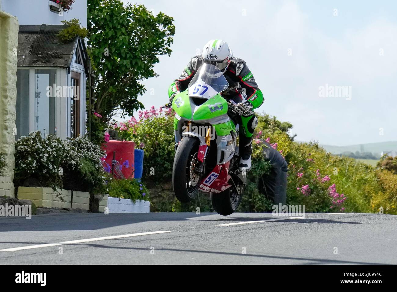 Douglas, Isle Of Man. 10th June, 2022. Barry Furber (600 Kawasaki ...
