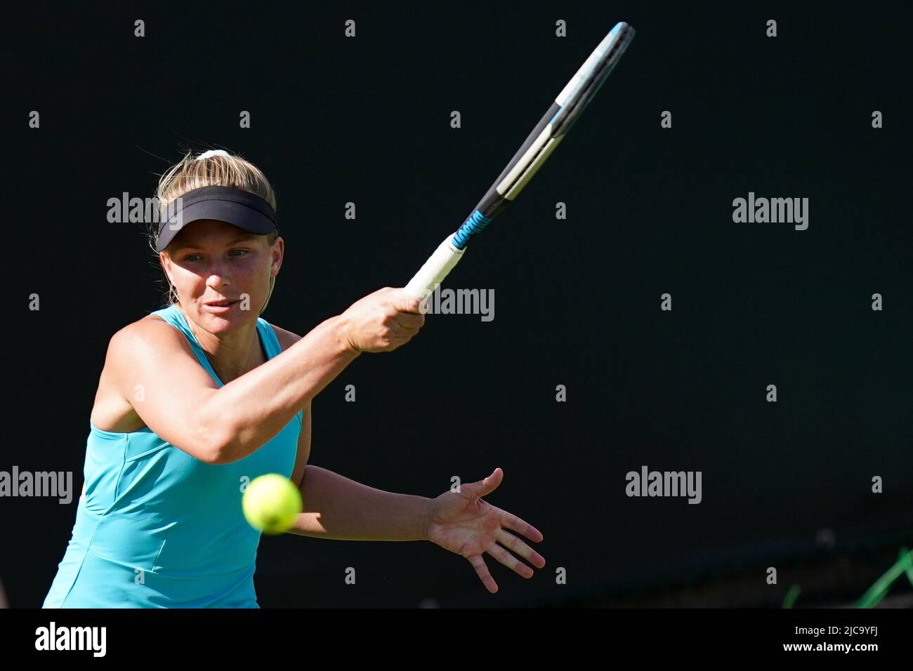 Maddison Inglis in action against Sarah Beth Gray on day one of the Rothesay Classic Birmingham at Edgbaston Priory Club. Picture date: Saturday June 11, 2022. Stock Photo