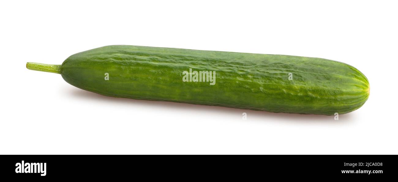 cucumber path isolated on white Stock Photo