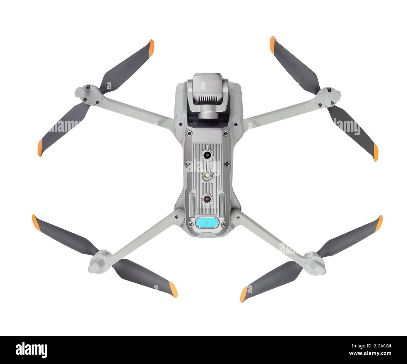 drone path isolated on white Stock Photo