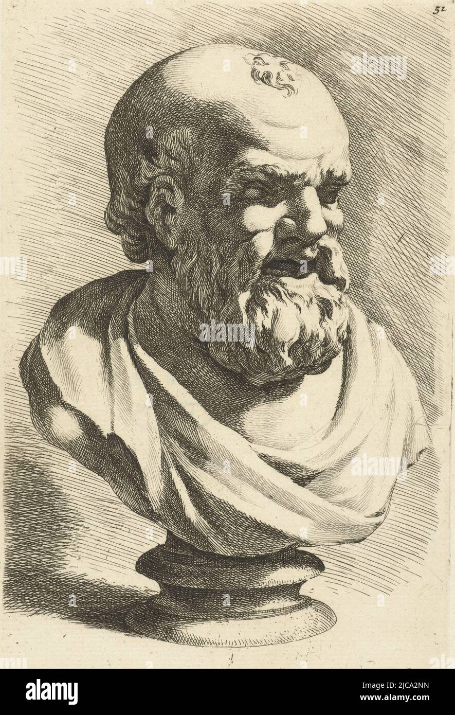 Portrait bust of democritus hi-res stock photography and images - Alamy