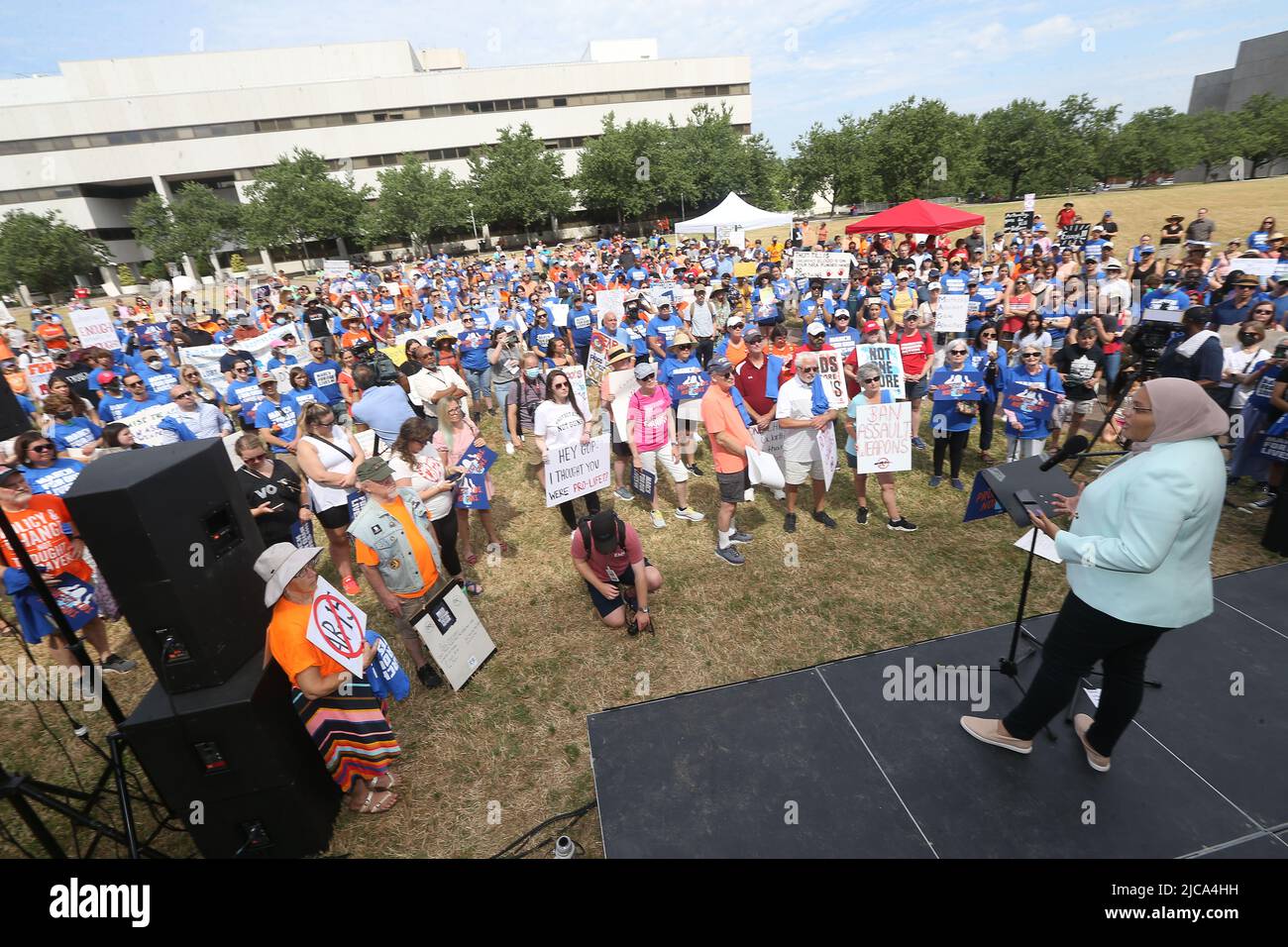 Raleigh North Carolina Usa 11th June 2022 Hundreds Turned Out At