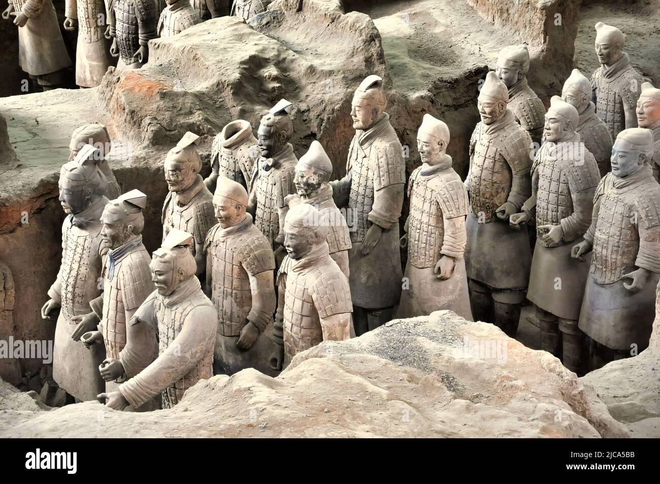 The Terracotta Army is a set of statues placed in the mausoleum of the
