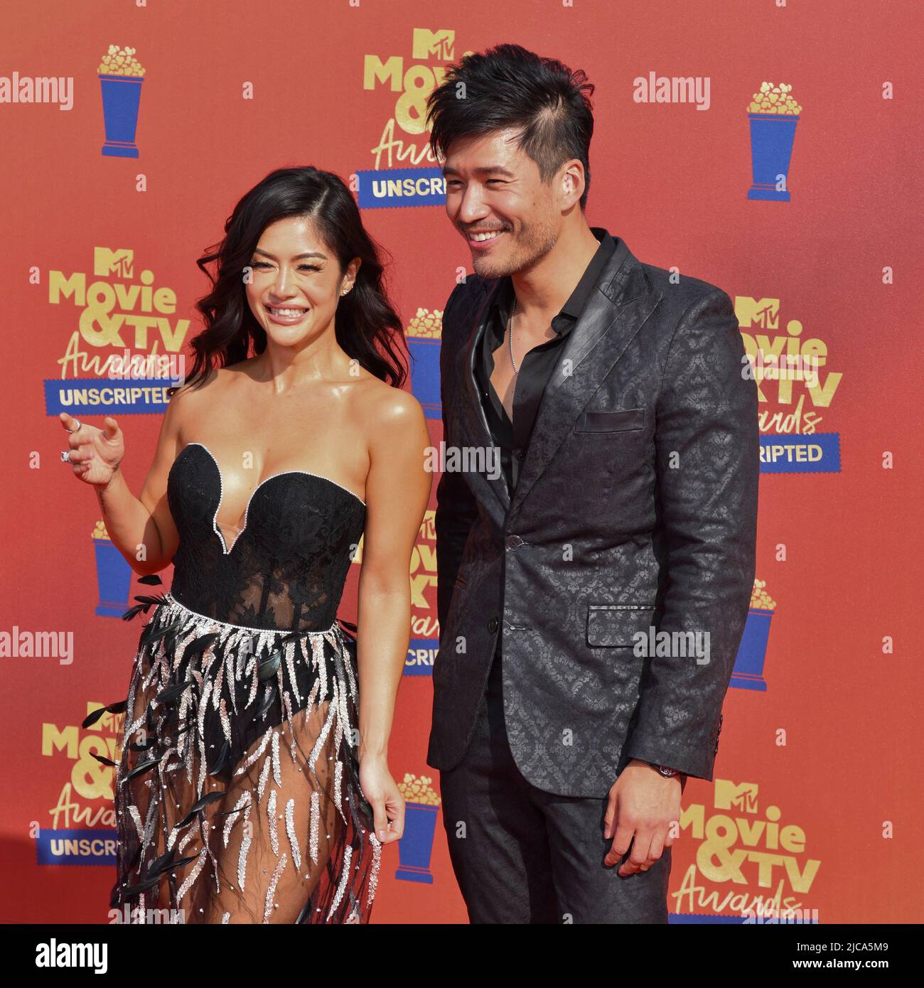 Santa Monica, CA USA - June 2, 2022. Kim Lee and Kevin Kreider attends 2022  Movie and TV Awards UNSCRIPTED. Photo: Michael Mattes/  Stock Photo - Alamy