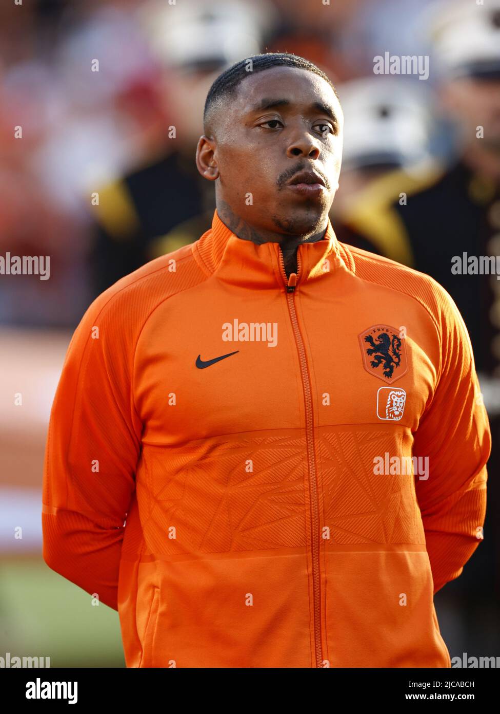 ROTTERDAM - Steven Bergwijn of Holland during the UEFA Nations League match between the Netherlands and Poland at Feyenoord stadium on June 11, 2022 in Rotterdam, Netherlands. ANP MAURICE VAN STEEN Stock Photo