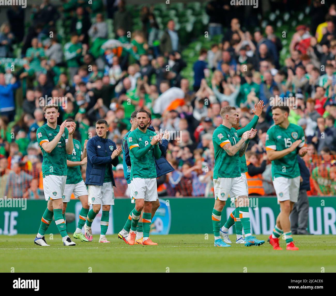 Aviva Stadium, Dublin, Ireland. 11th June, 2022. UEFA Nations League