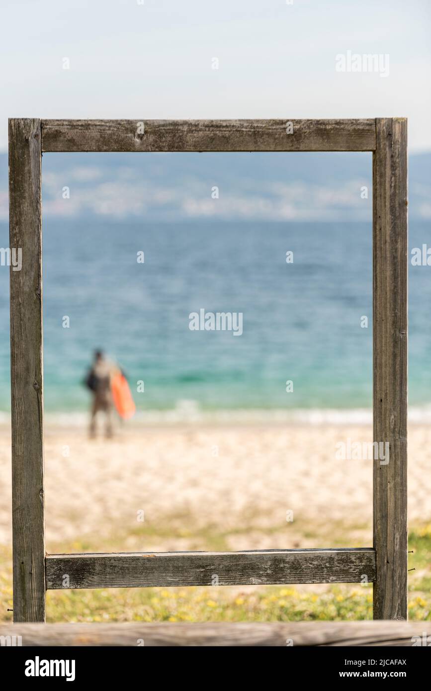 underwater fisherman diving in spanish coast at beach Stock Photo Alamy