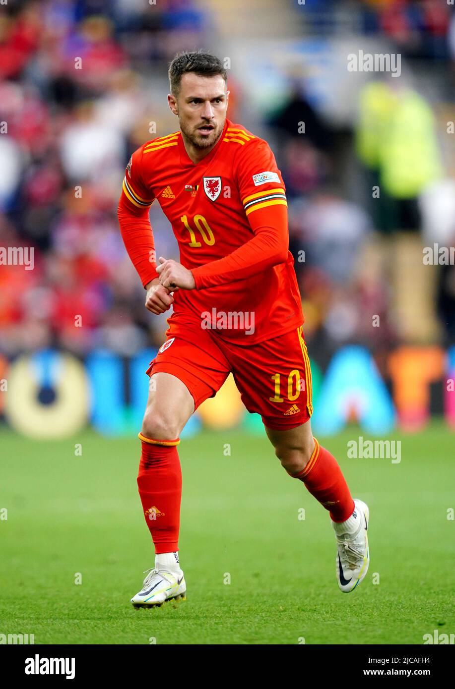 Wales' Aaron Ramsey during the UEFA Nations League match at Cardiff ...