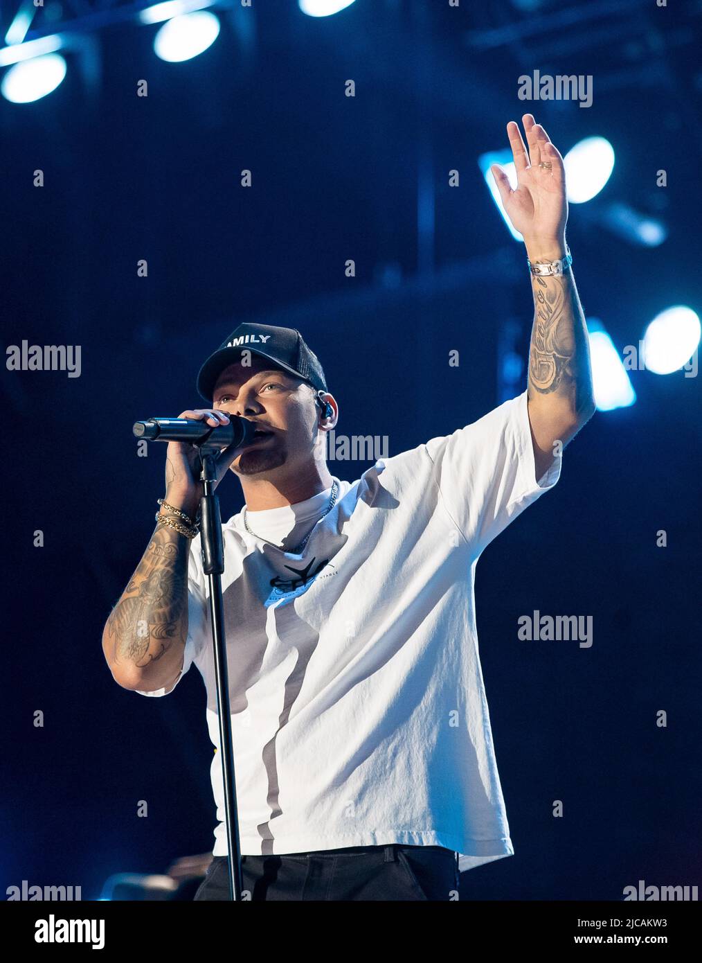 Kane Brown performs during day 2 of CMA Fest 2022 at Nissan Stadium on