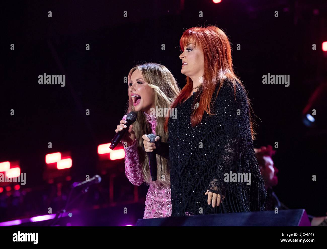 Carly Pearce and Wynonna Judd perform during day 2 of CMA Fest 2022 at