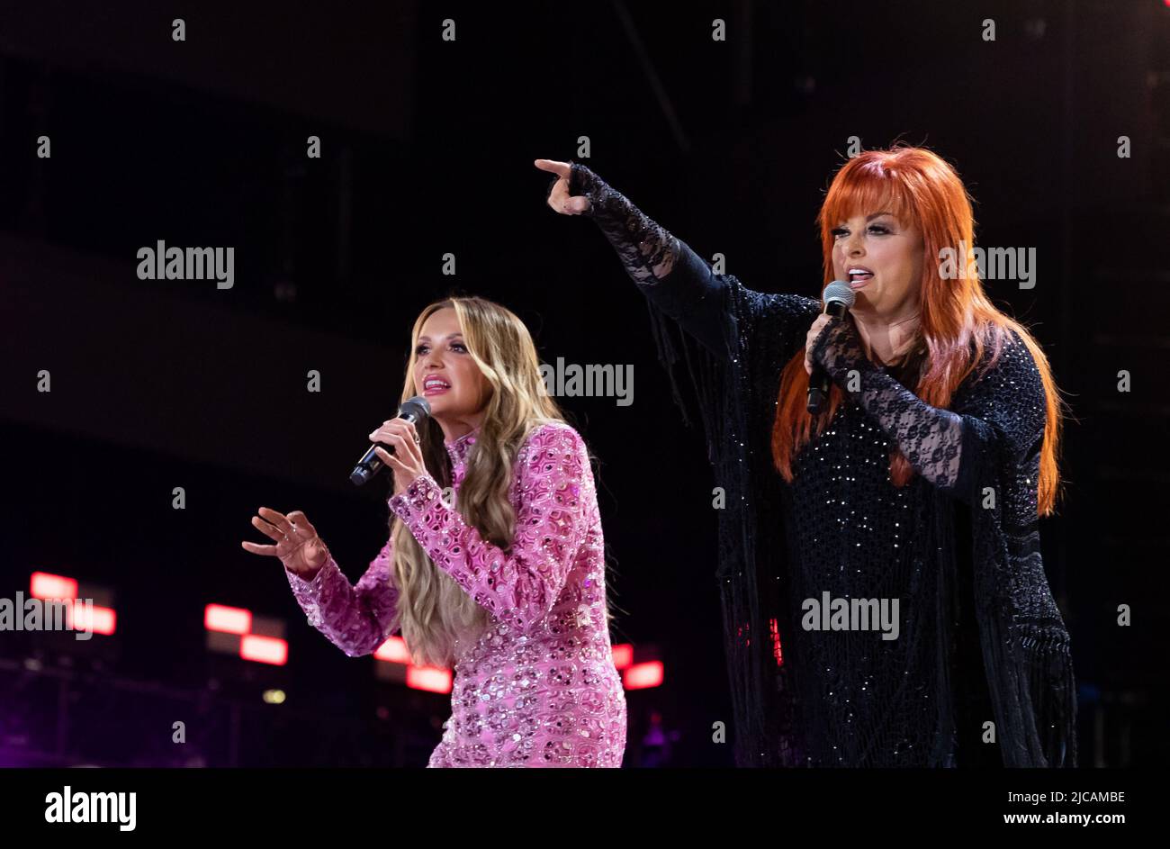 Carly Pearce and Wynonna Judd perform during day 2 of CMA Fest 2022 at