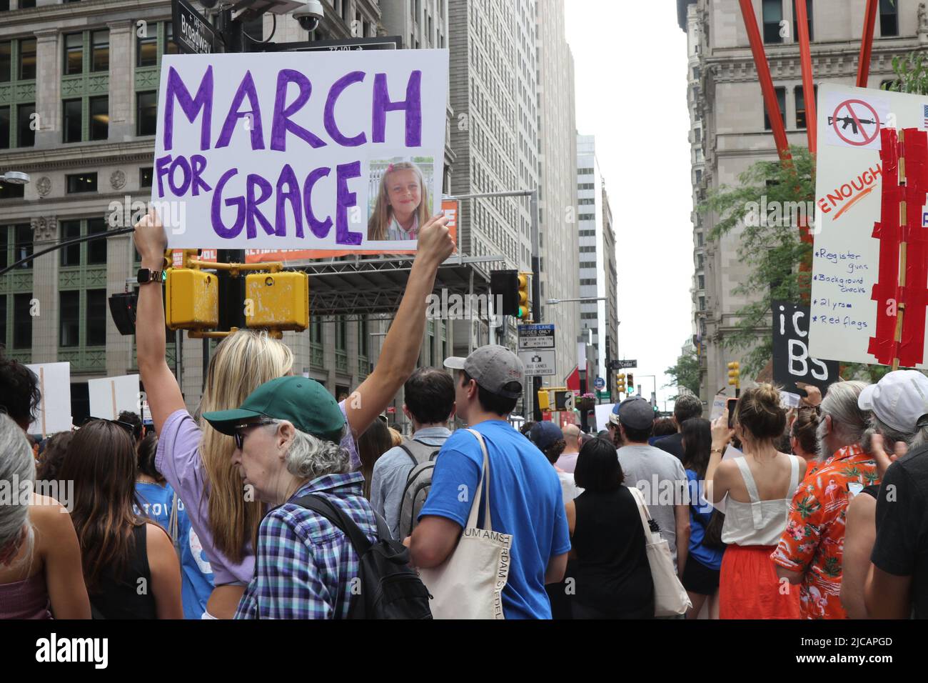 March for Our Lives 2022, New York, NY USA Stock Photo