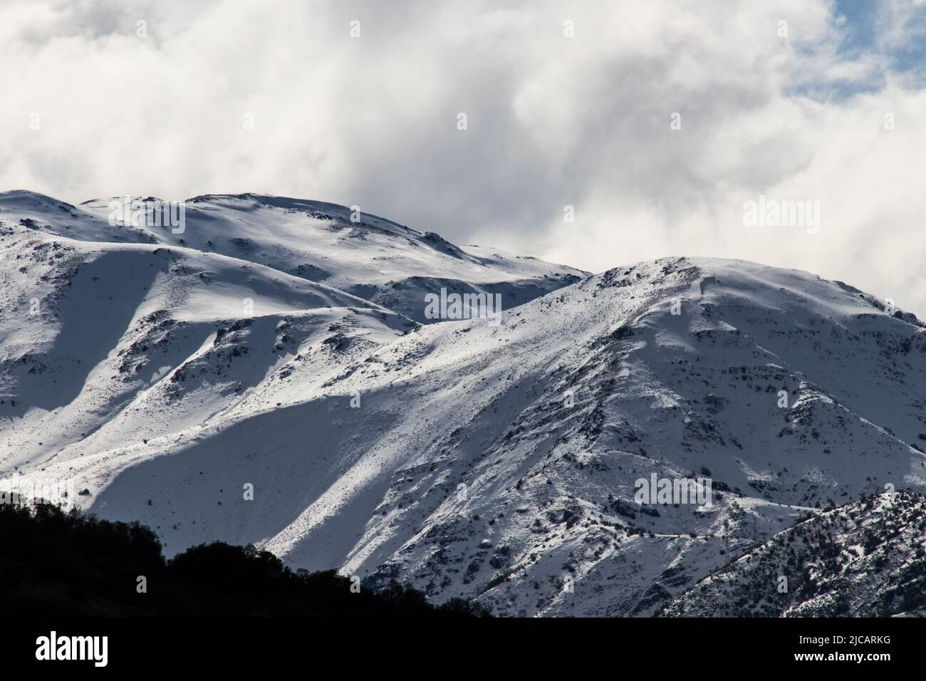Andes Mountains in Santiago, Chile Stock Photo Alamy