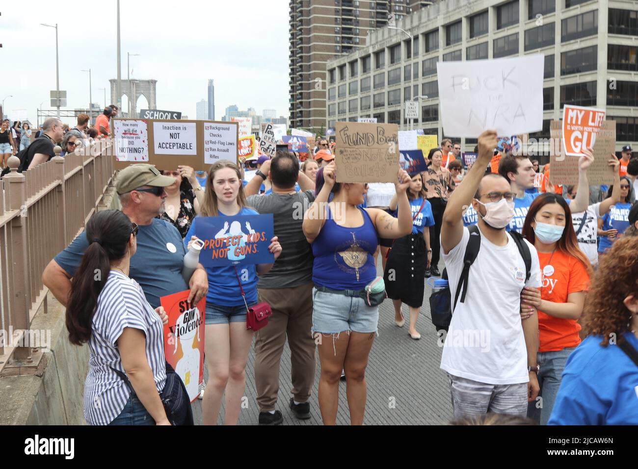 June 11, 2022, New York City, New York, US: Large crowds of New Yorkers ...