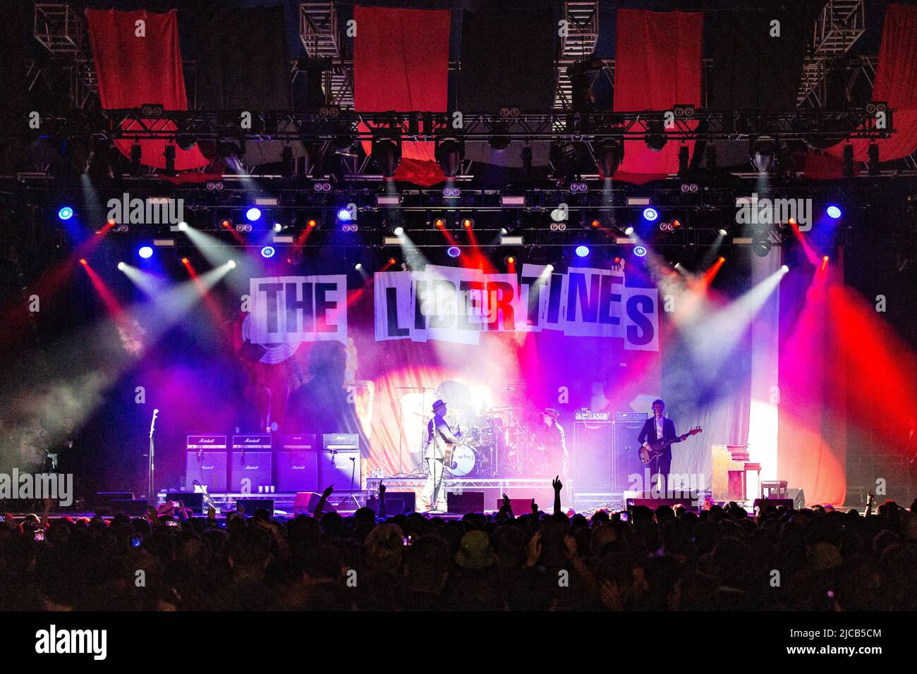 The Libertines play Rock N Roll Circus, Newcastle, 11th June 2022 credit Jill O'Donnell / Alamy Live News Stock Photo