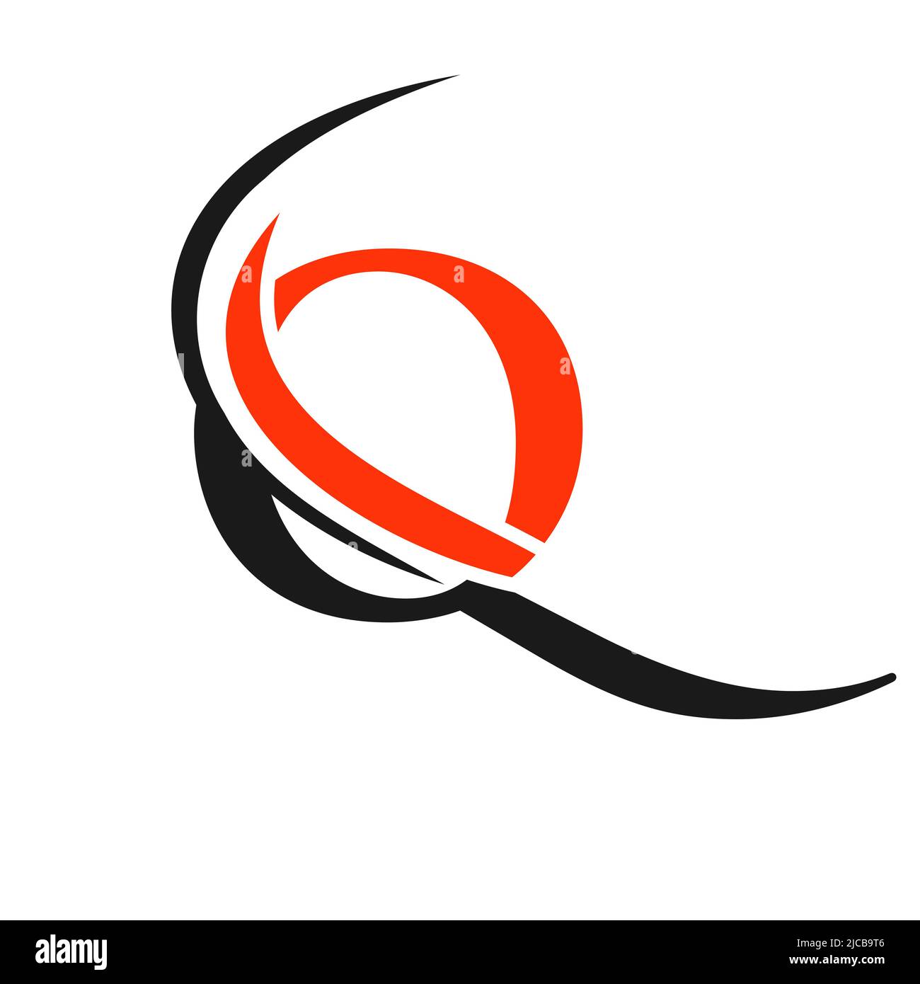 Modern Letter Q Logo Template. Q Letter Logo Design with Swoosh Icon ...