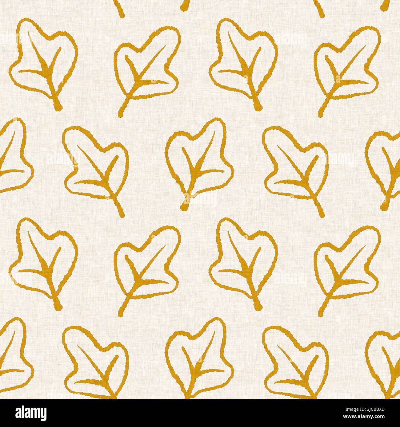 Gender neutral foliage leaf seamless raster background. Simple