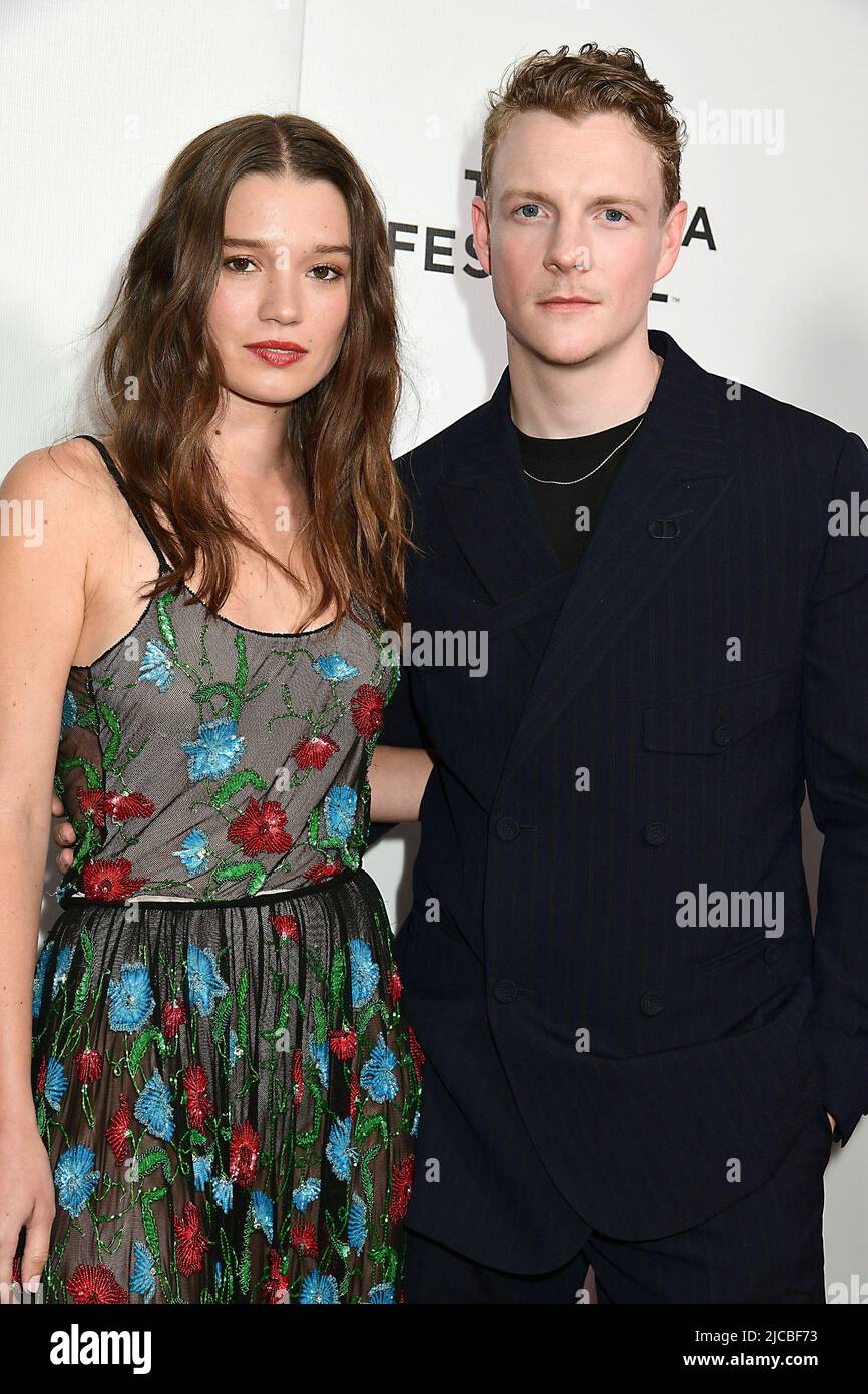 Rain Spencer and Patrick Gibson attends the World Premiere of "Good