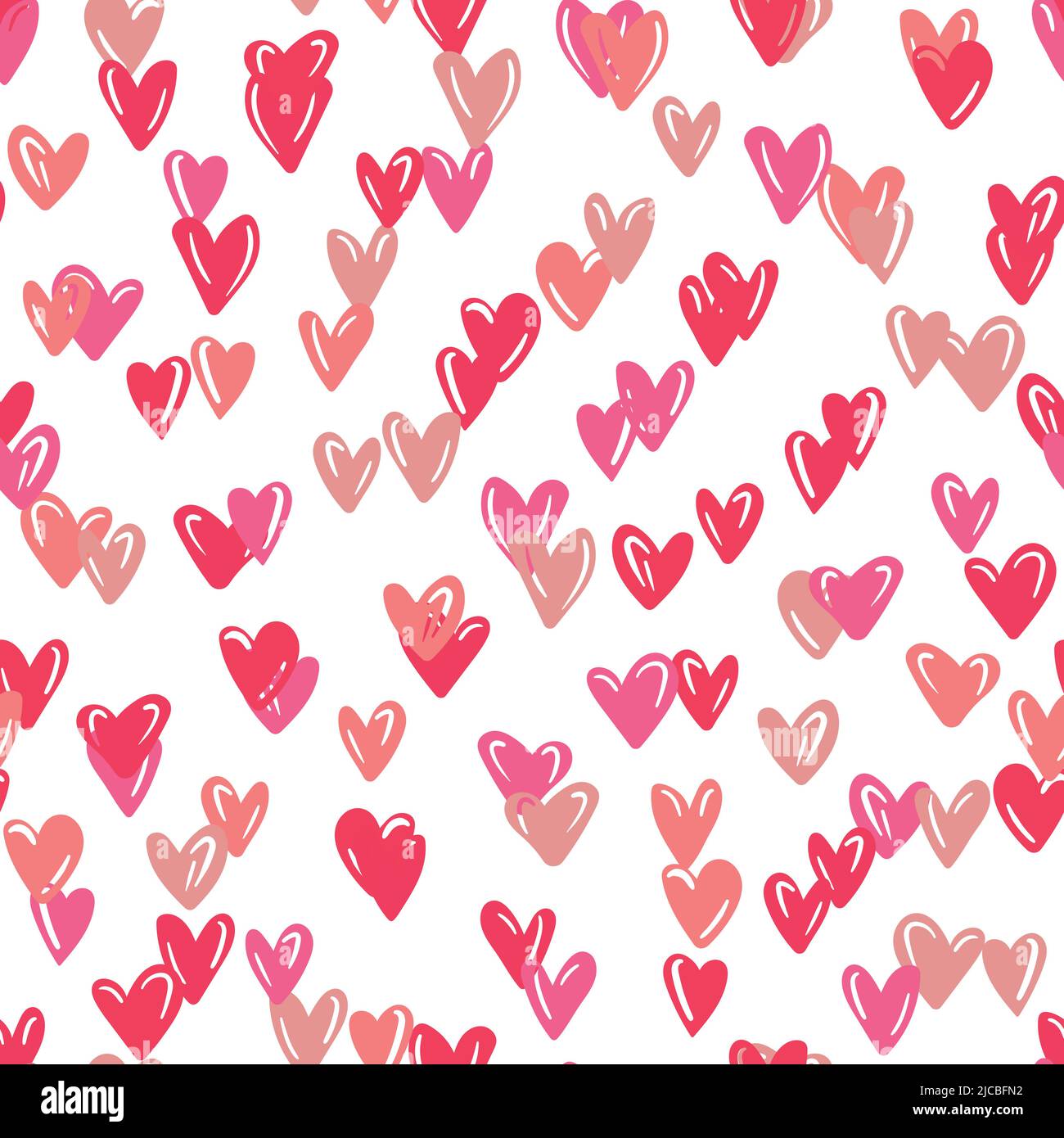 Valentine Day Pink Hearts Geometric Seamless Background , Pattern , Texture  for wrapping paper , cards , invitation , banner and decoration Stock  Vector Image & Art - Alamy