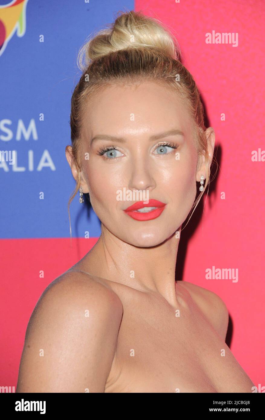 Los Angeles, CA. 11th June, 2022. Nicky Whelan at arrivals for G'DAY