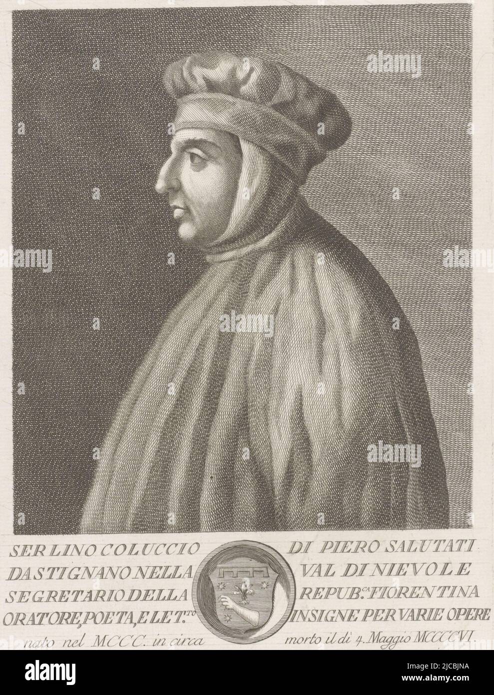 Coluccio salutati portraits hires stock photography and images Alamy