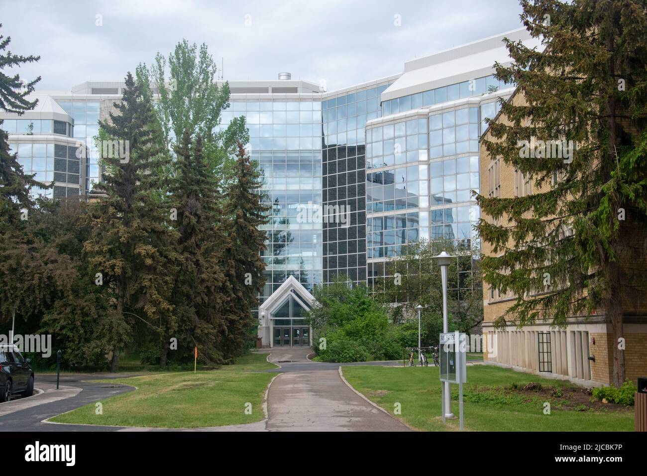College of Agriculture Building, University of Saskatchewan, Main Campus, Saskatoon, Saskatchewan. Stock Photo