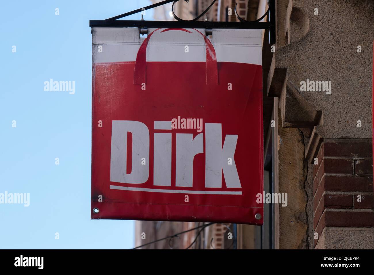 Close Up Billboard Dirk Supermarket At Amsterdam The Netherlands 11-6-2022  Stock Photo - Alamy