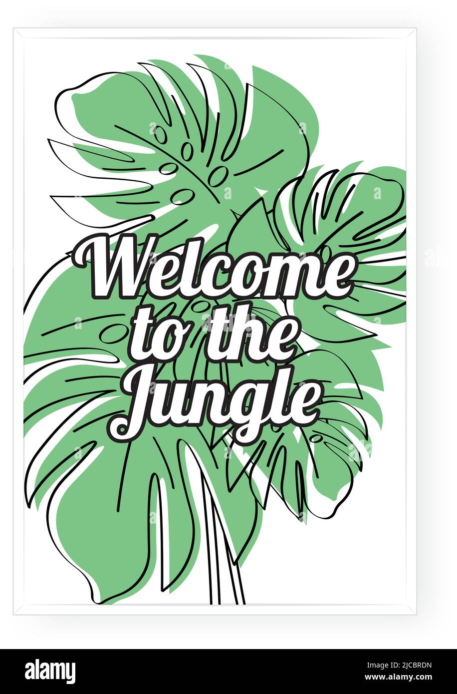 to the jungle, vector. Typographic poster design Stock Vector Image & Art Alamy
