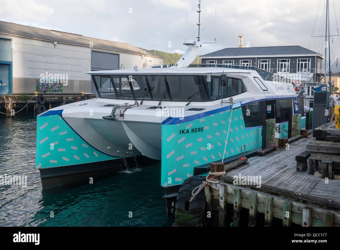 Electric powered ferry boat, Wellington, North Island, New Zealand