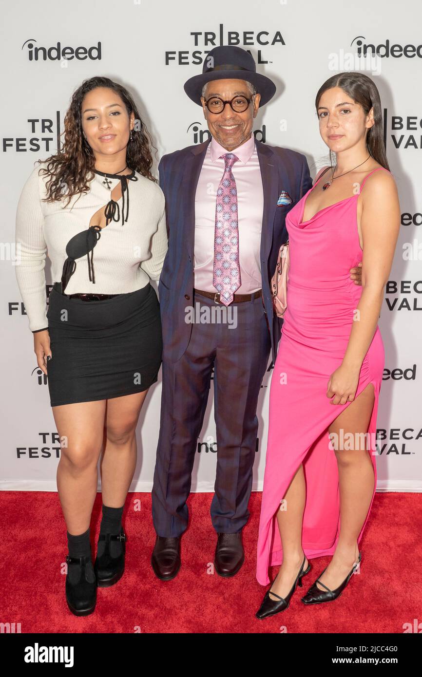 New York, United States. 11th June, 2022. Shayne Lyra Esposito, Giancarlo  Esposito and Kale Lyn Esposito attend the "Beauty" premiere during the 2022  Tribeca Festival at SVA Theater in New York City.
