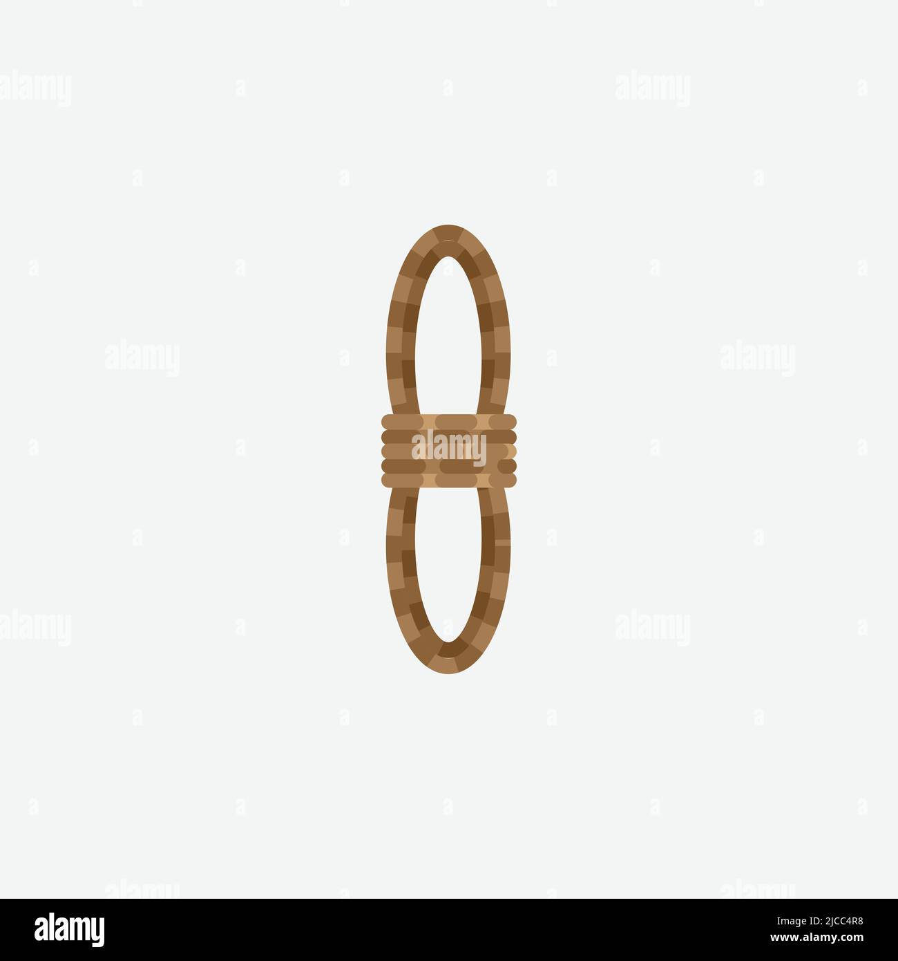 Rope Icon. Construction Concept. - Vector Stock Vector