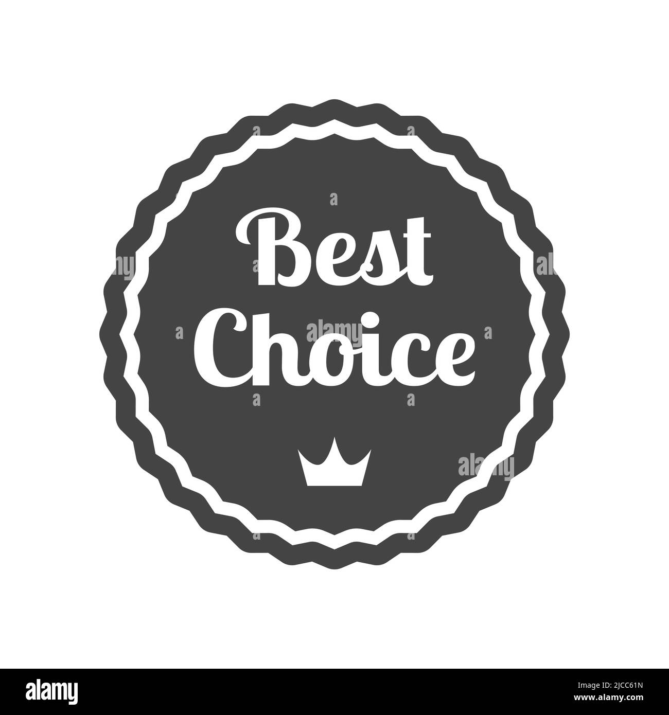 Best choice emblem vintage Black and White Stock Photos & Images - Alamy