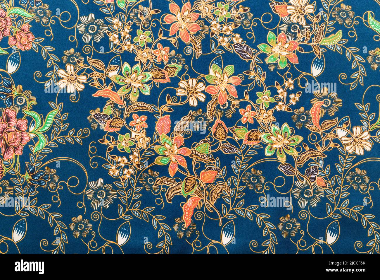 The Batik sarong pattern background in Thailand, traditional batik ...