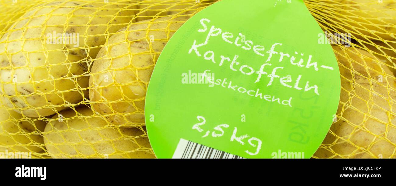 Hamburg, Germany -  June  1  2022: German potatoes Nicola Stock Photo