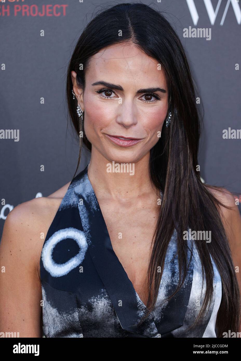 UNIVERSAL CITY, LOS ANGELES, CALIFORNIA, USA - JUNE 11: American actress Jordana  Brewster arrives at the Charlize Theron Africa Outreach Project (CTAOP) 2022  Summer Block Party held at Universal Studios Backlot on