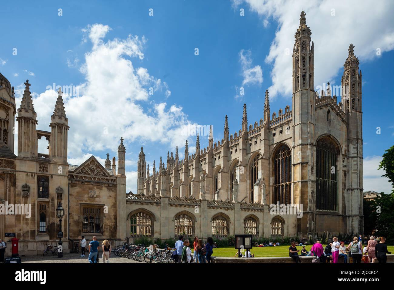 King's College in Cambridge, England. Stock Photo