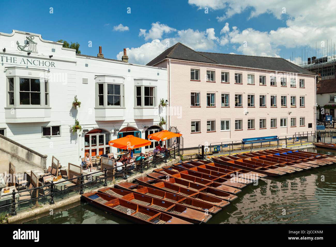 The Anchor Pub in Cambridge, England Stock Photo Alamy