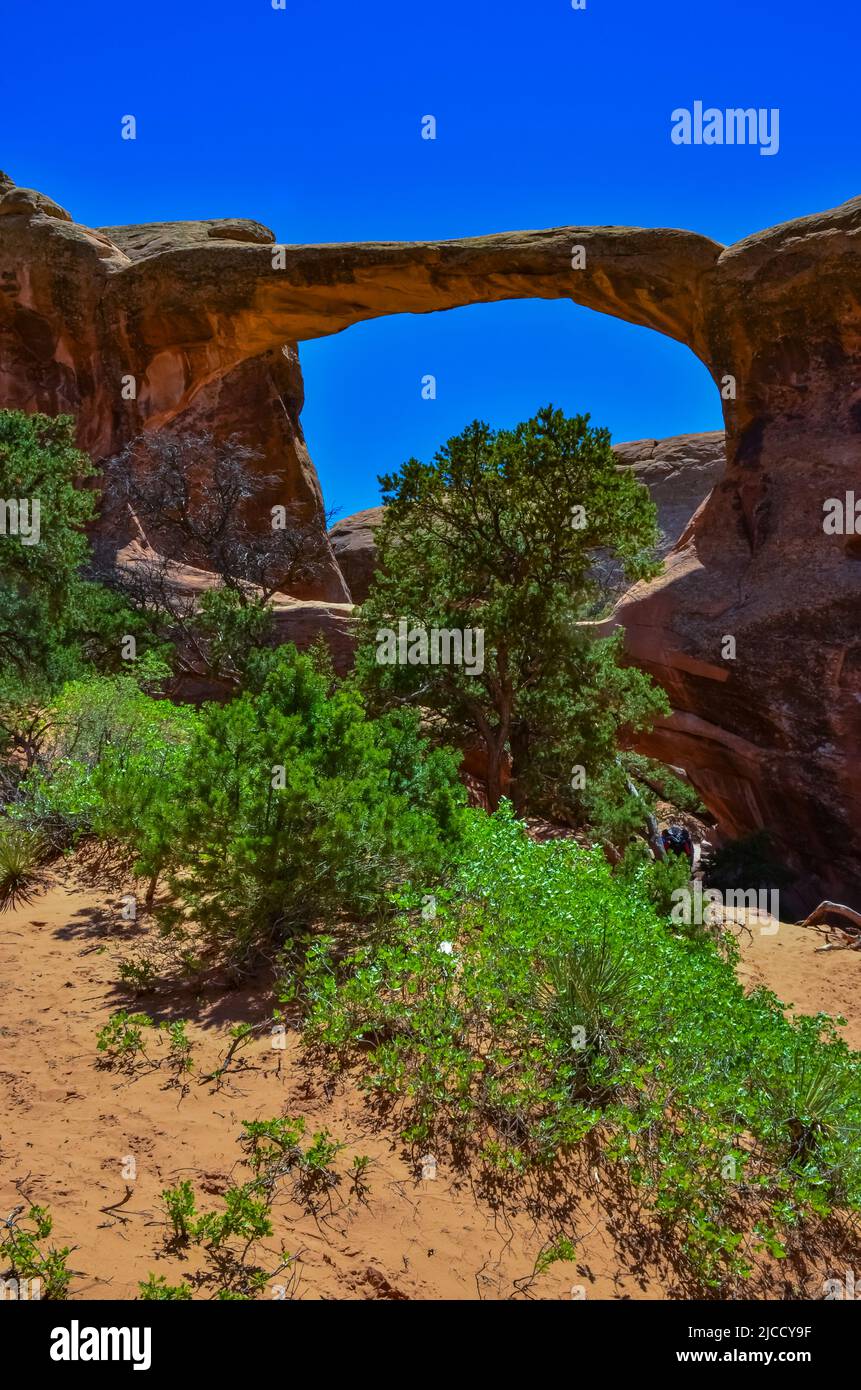 Double o arch trail hi-res stock photography and images - Alamy