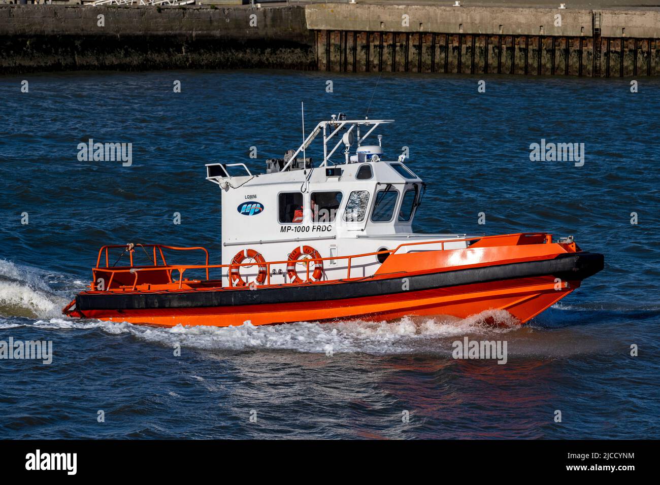 MP Frdc pilot boat Lowestoft Suffolk UK Stock Photo